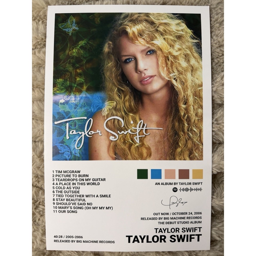 Taylor Swift Album Cover Posters Set of 12, Heavy Paper Stock, Unframed Prints